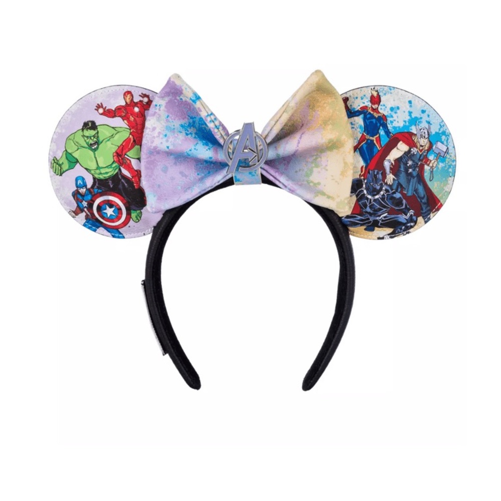 Loungefly Superhero Kids Headband with Bow - Multicolor